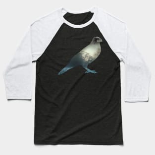 the  Raven - double exposure Baseball T-Shirt